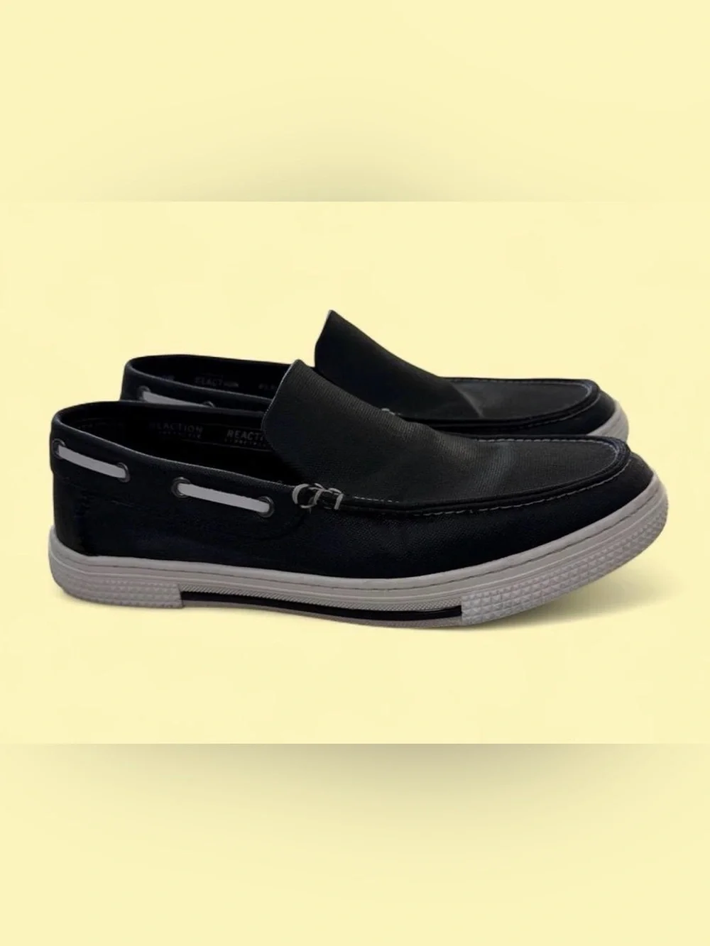 Kenneth Cole Black Slip-On Casual Loafers